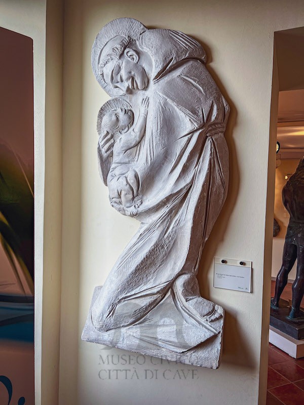 Sant’Antonio da Padova inginocchiato e Gesù bambino